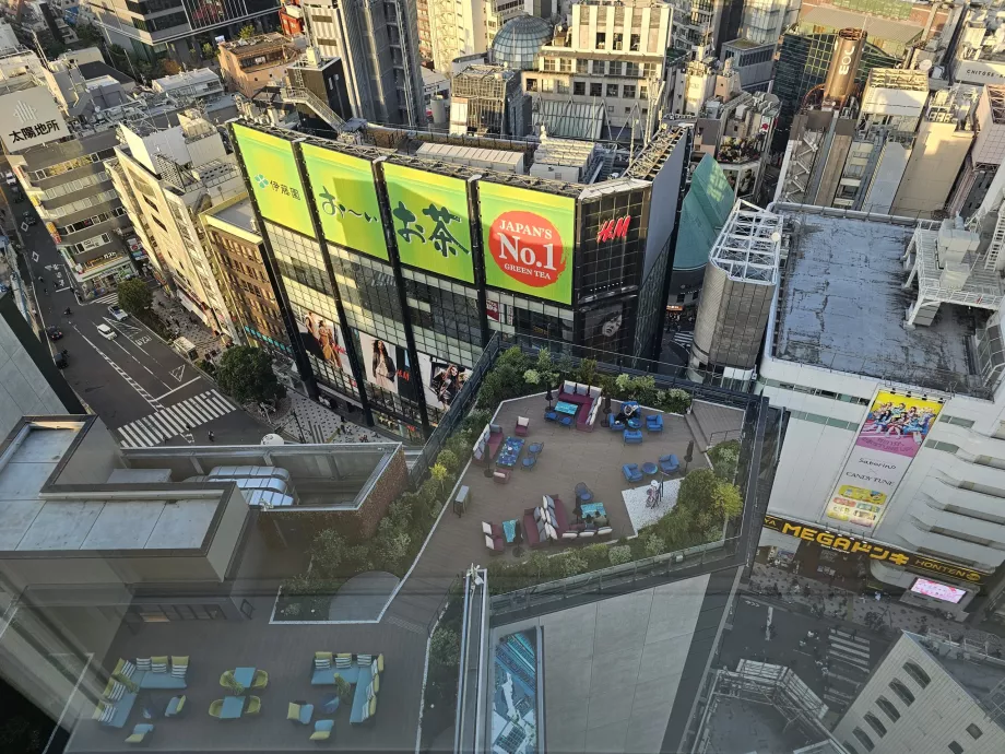 Vista della terrazza esterna del ristorante Gallery 11