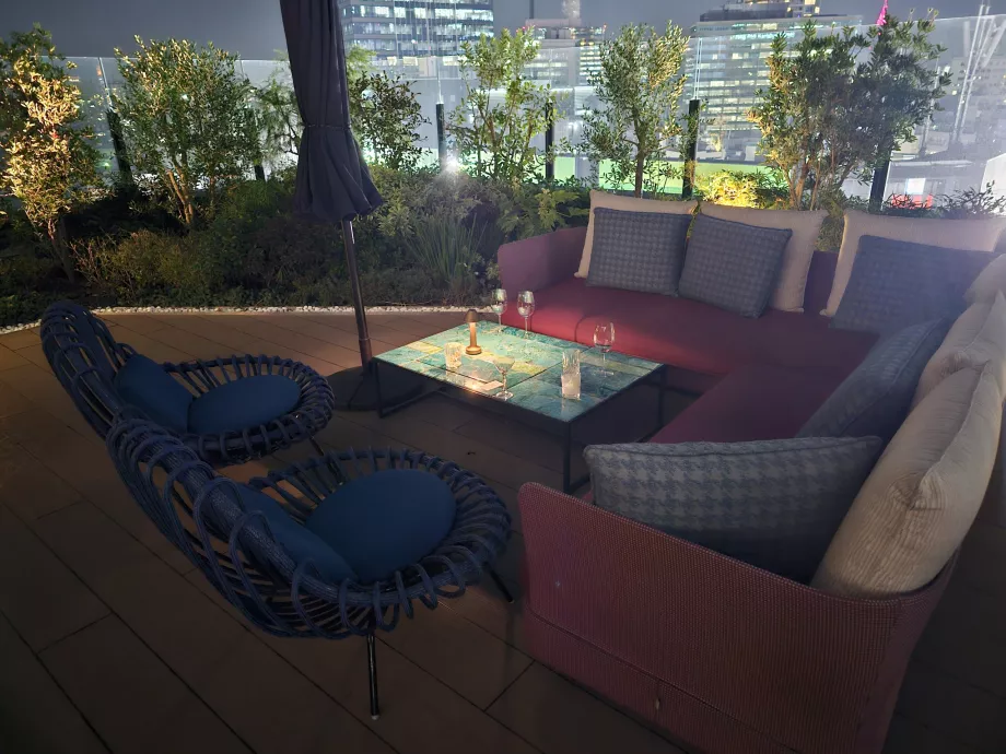 Terrazza esterna del ristorante Gallery 11