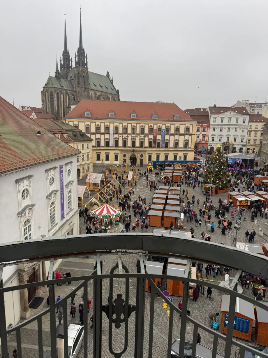 Vista dal piccolo balcone della Junior Suite