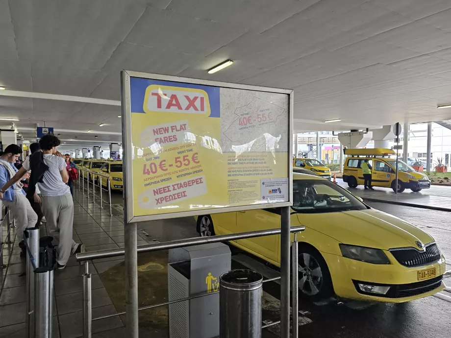 Prezzi forfettari dei taxi