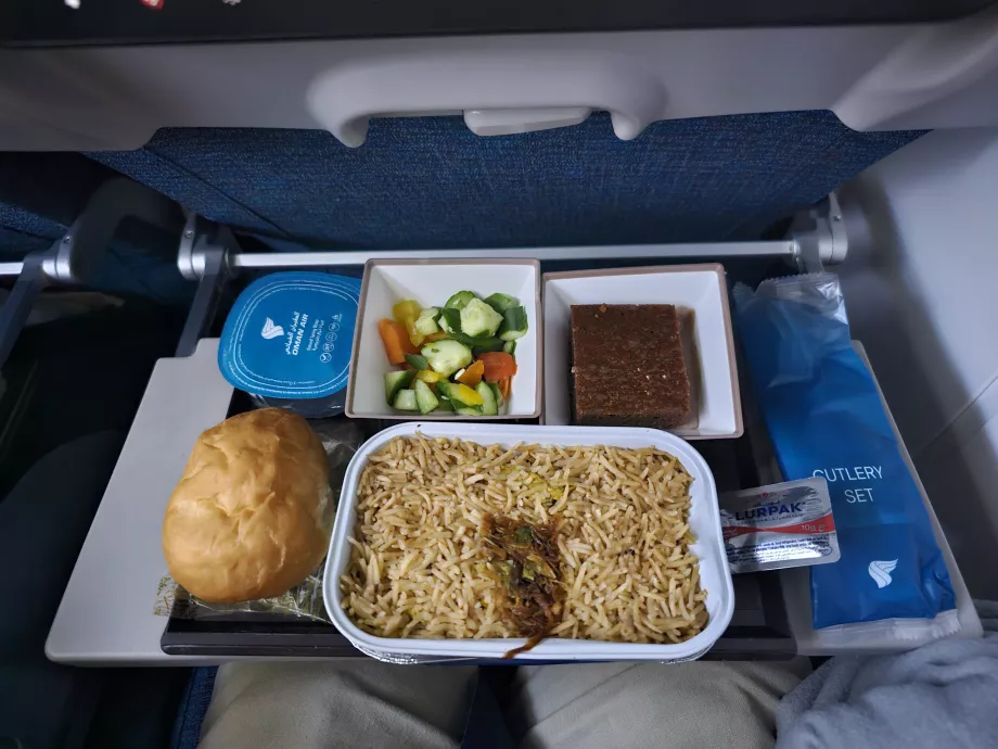 Cena sul volo MCT-DAR