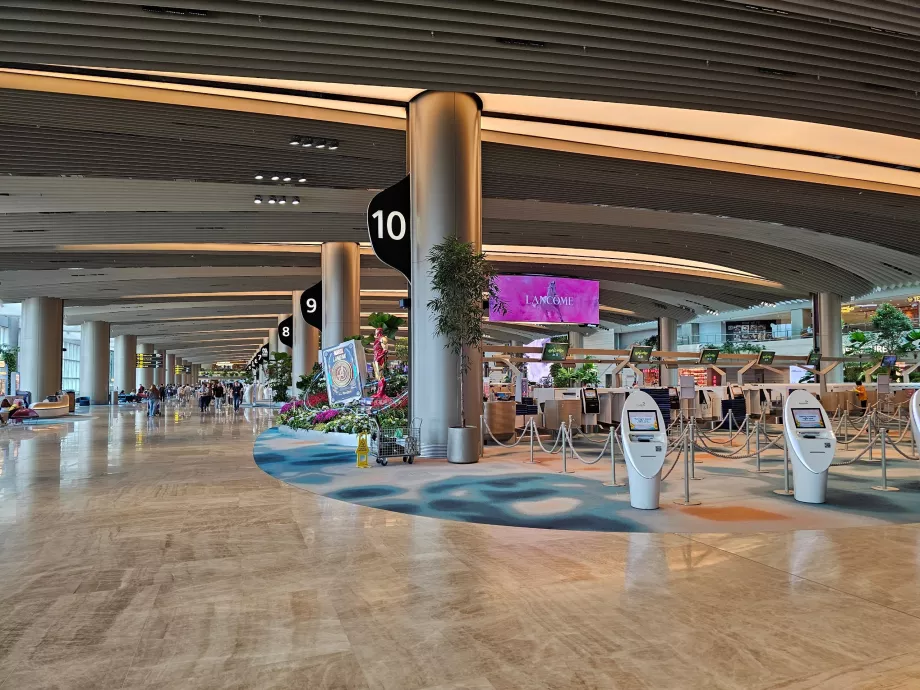 Terminal 2, banchi check-in