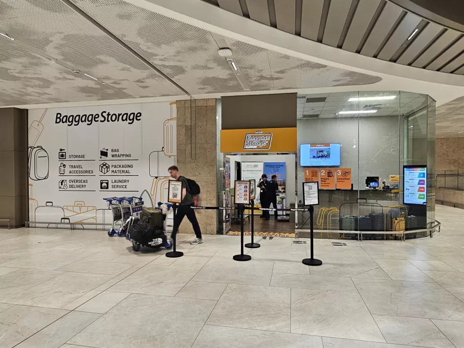 Deposito bagagli, Terminal 2