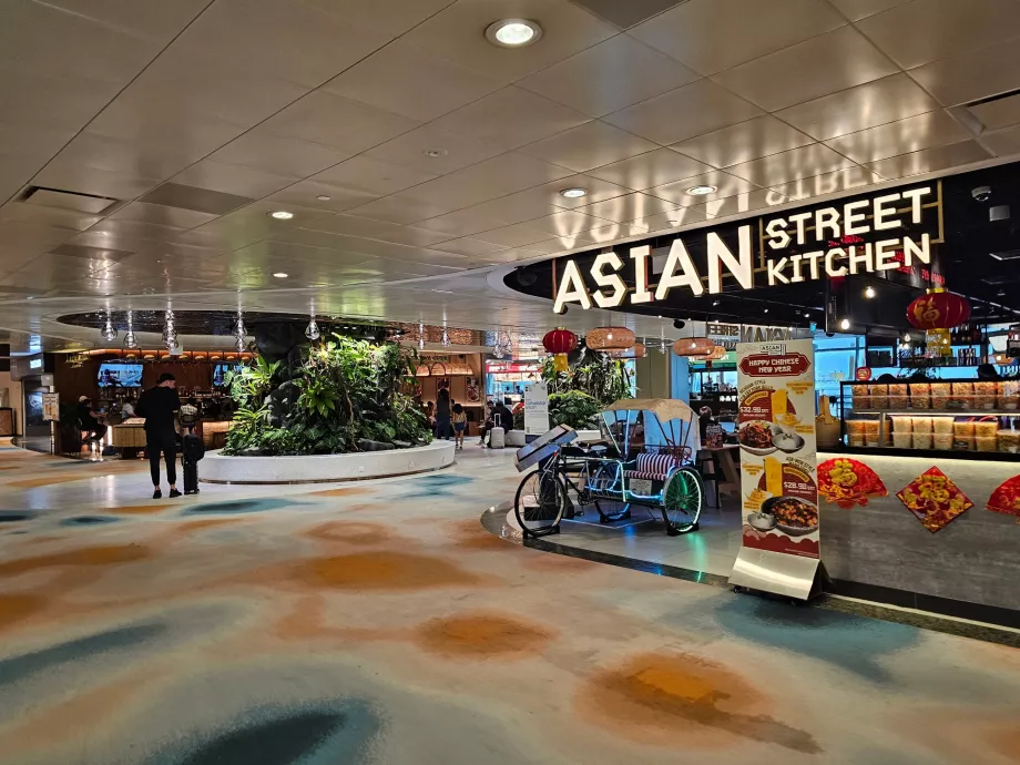 Ristorante, Terminal 2, area di transito
