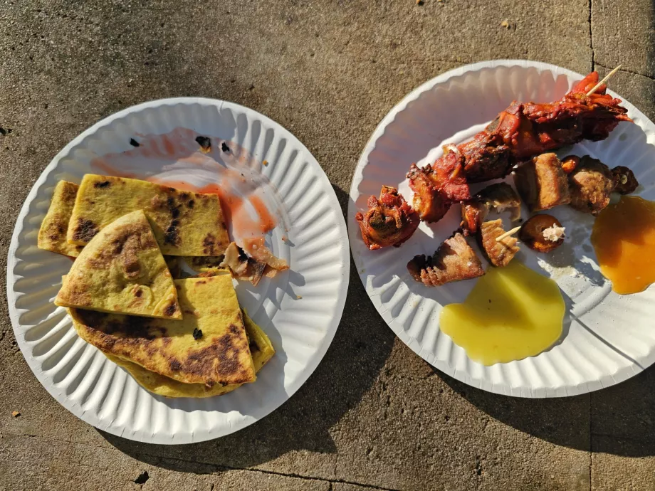 La mia cena nel parco Forodhani