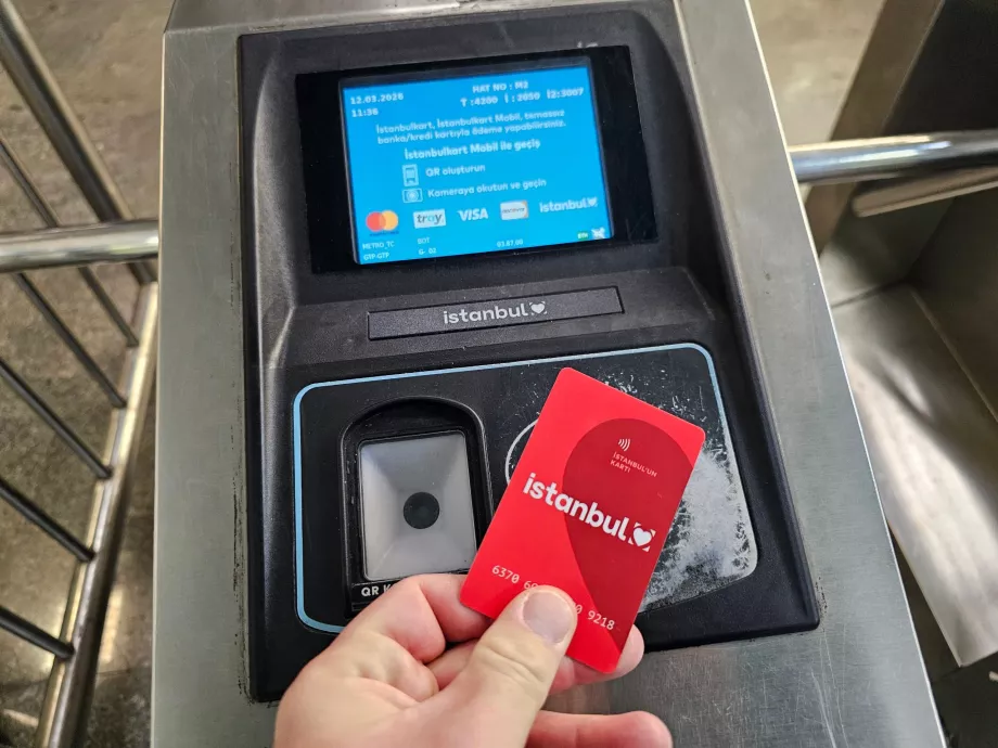 Utilizzo di Istanbulkart