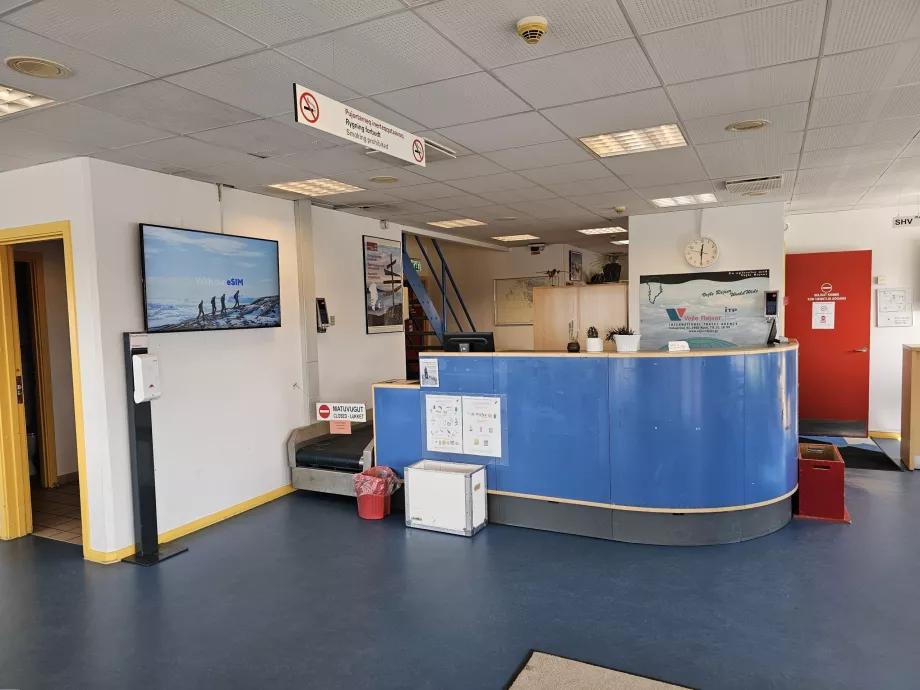 Check-in, aeroporto di Sisimiut