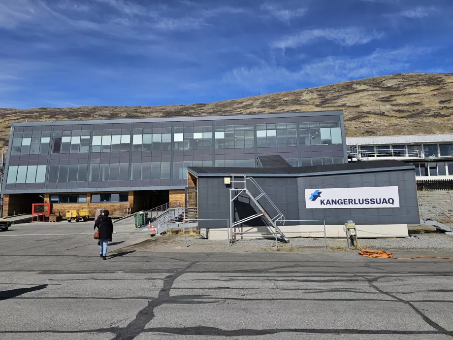 arrivo dall'aeroporto di Kangerlussuaq