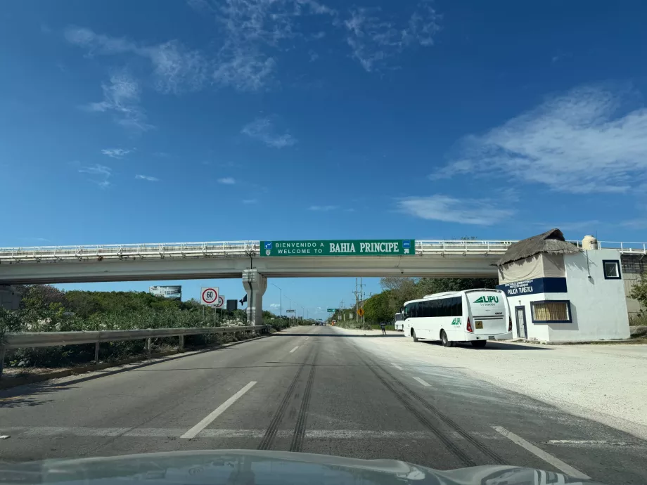 L'autostrada tra Cancún e Tulum