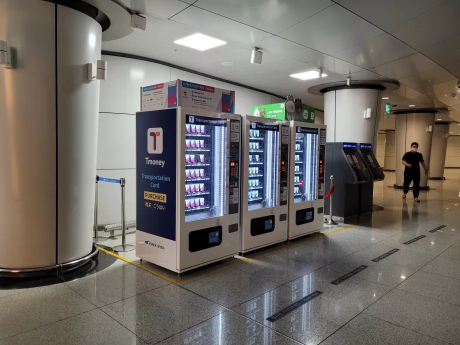 Incheon - Macchine TMoney Card