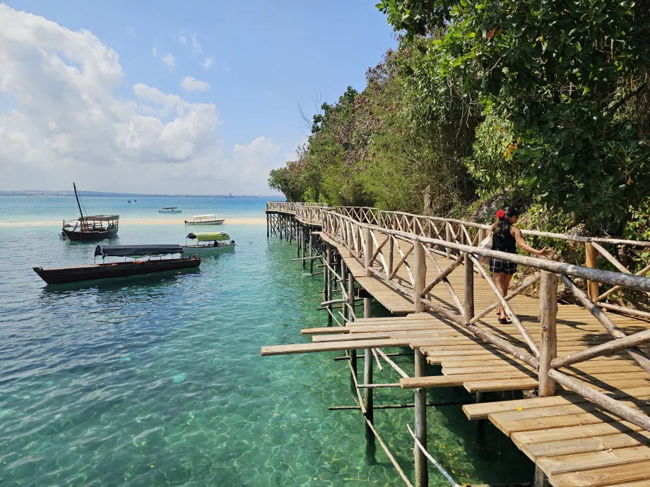 Isola della prigione, arrivo