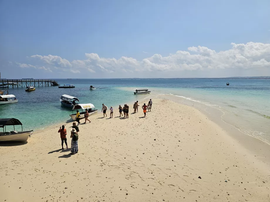 Isola della Prigione, spiaggia di sabbia