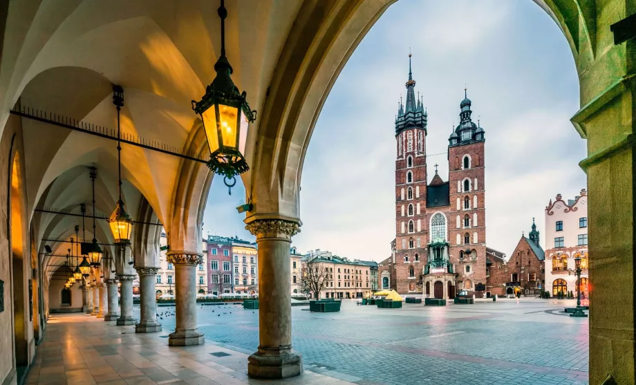 La piazza di Cracovia