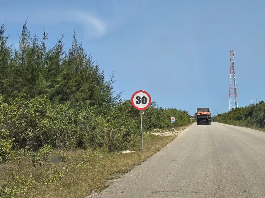Cartello di limite di velocità