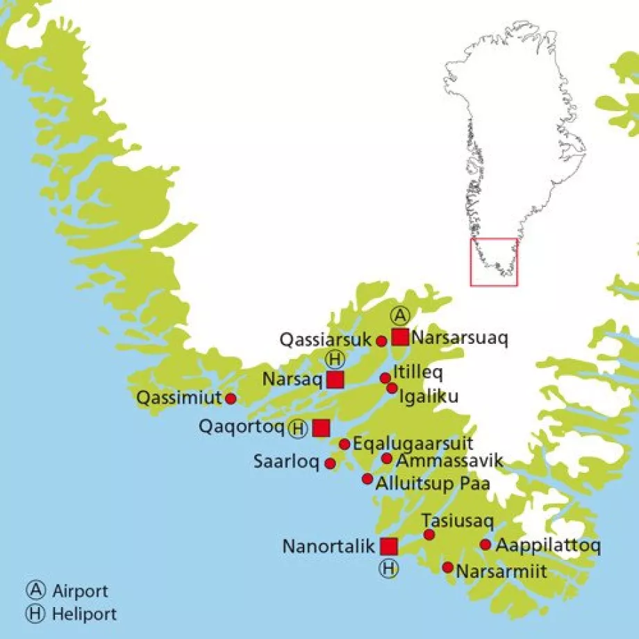 Disco Line, Groenlandia meridionale