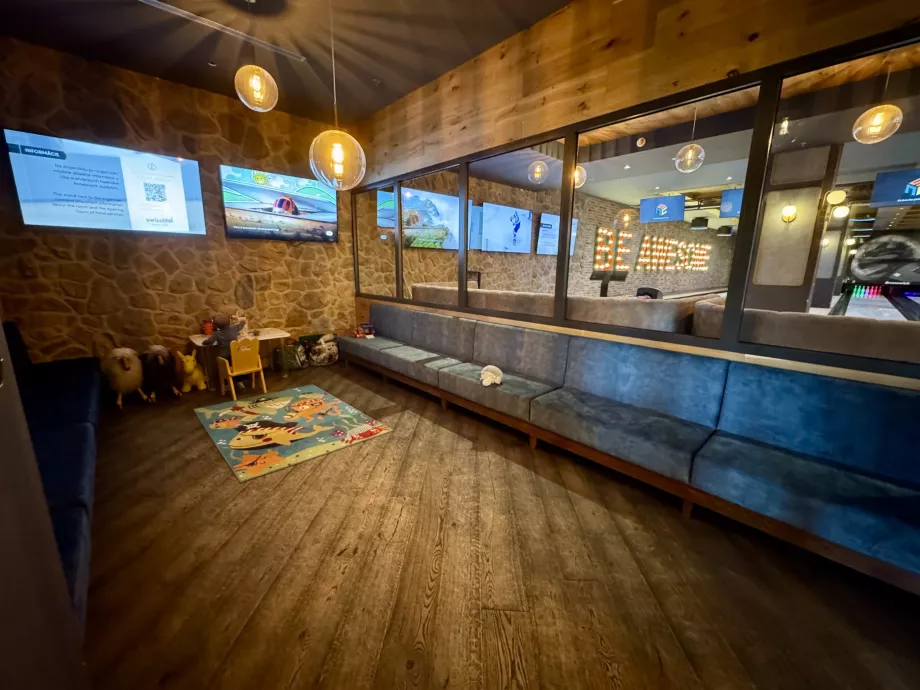 Angolo per i bambini nel ristorante Snowbeer
