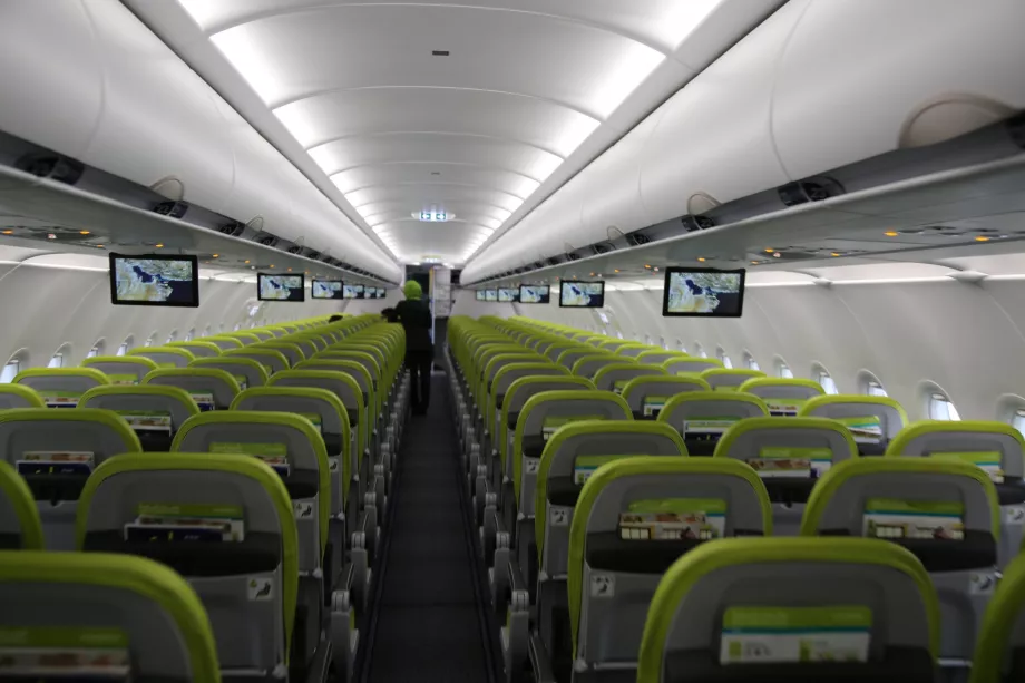 Interni dell'A320 NEO SalamAir