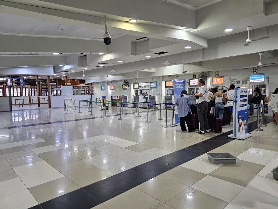 Terminal 2A, banchi check-in
