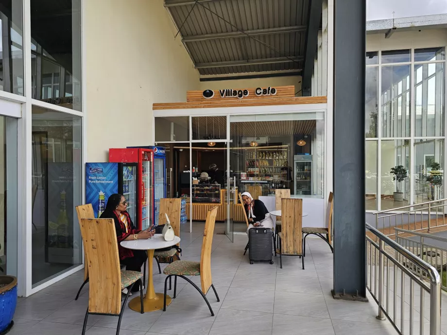 Caffè nella sala arrivi