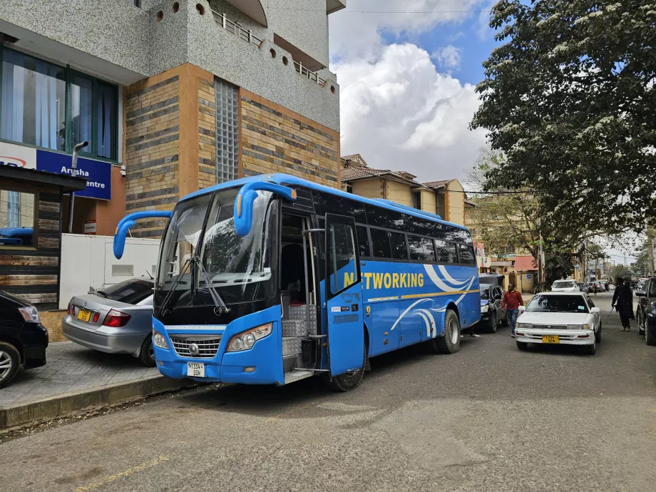 Fermata dell'autobus in direzione dell'aeroporto in India Street