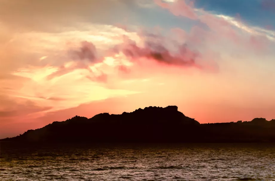 Tramonto a Chia