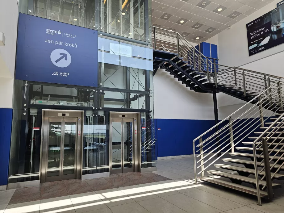 Posizione della D-gates Lounge nel Terminal 2