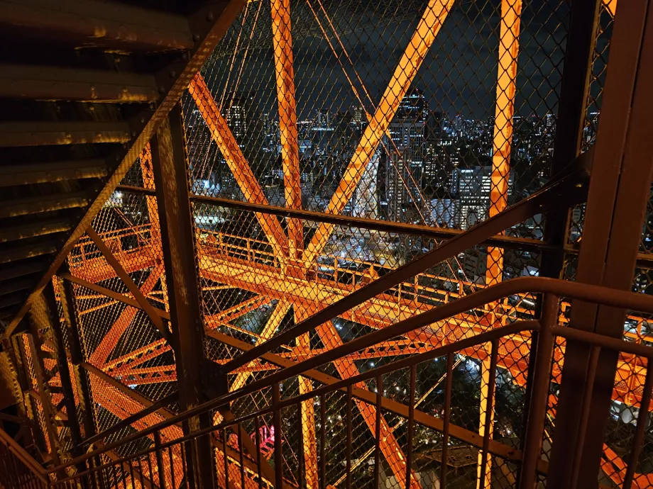 La strada per scendere le scale