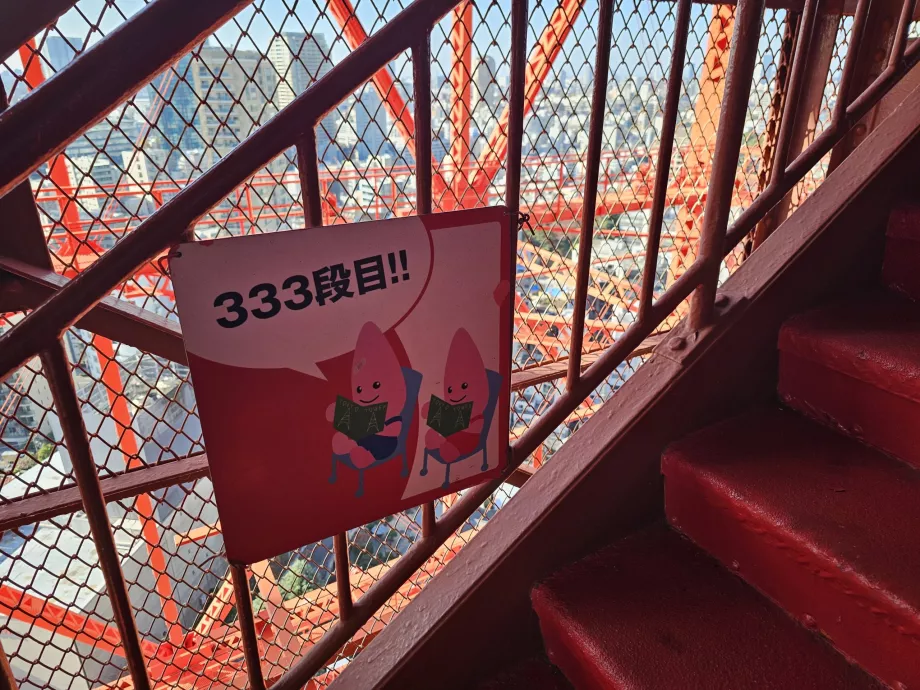 Salire le scale a piedi