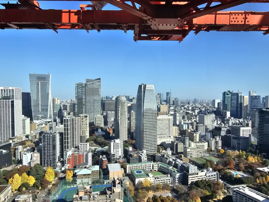 Vista dall'ultimo piano