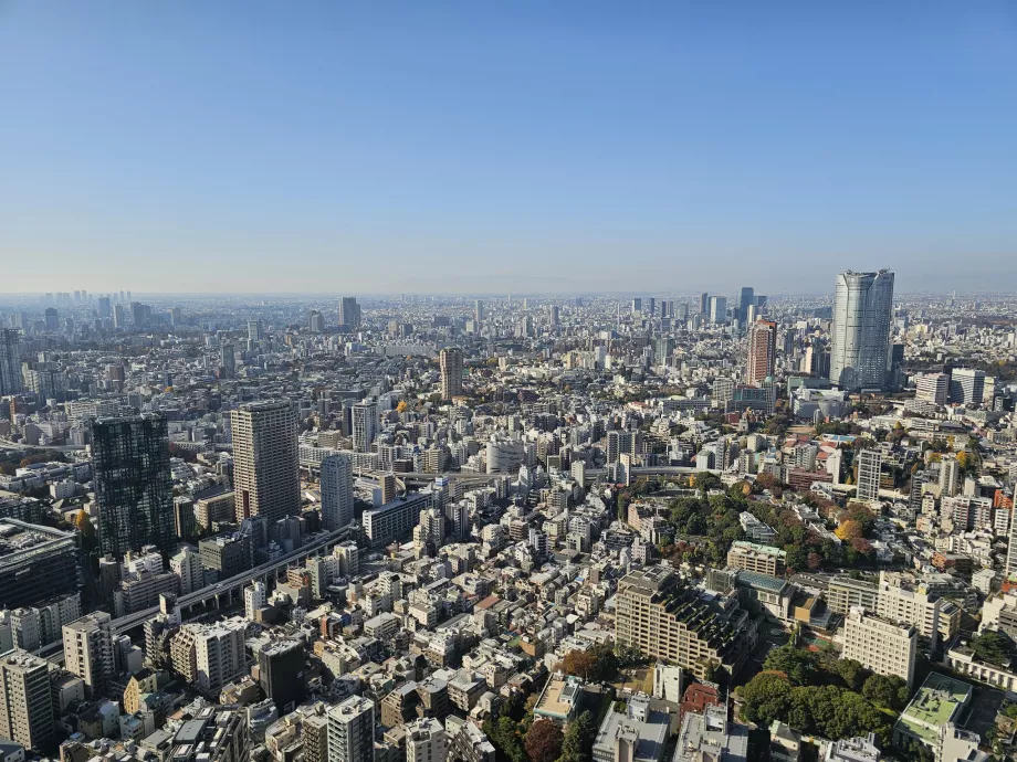Vista dall'ultimo piano