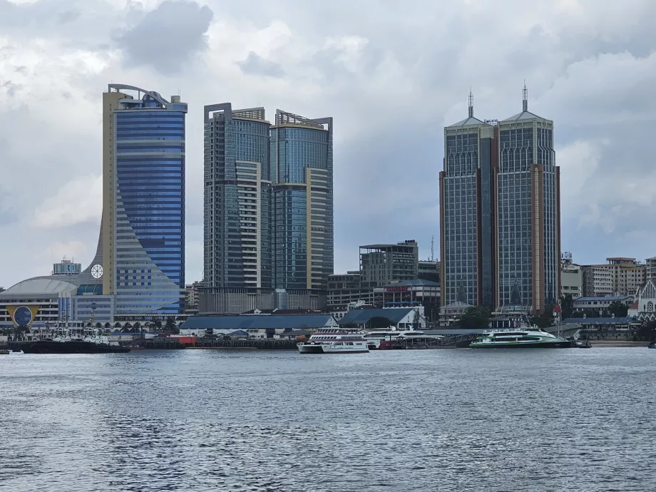 Il centro moderno di Dar es Salaam