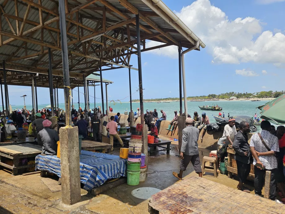 Mercato del pesce del traghetto