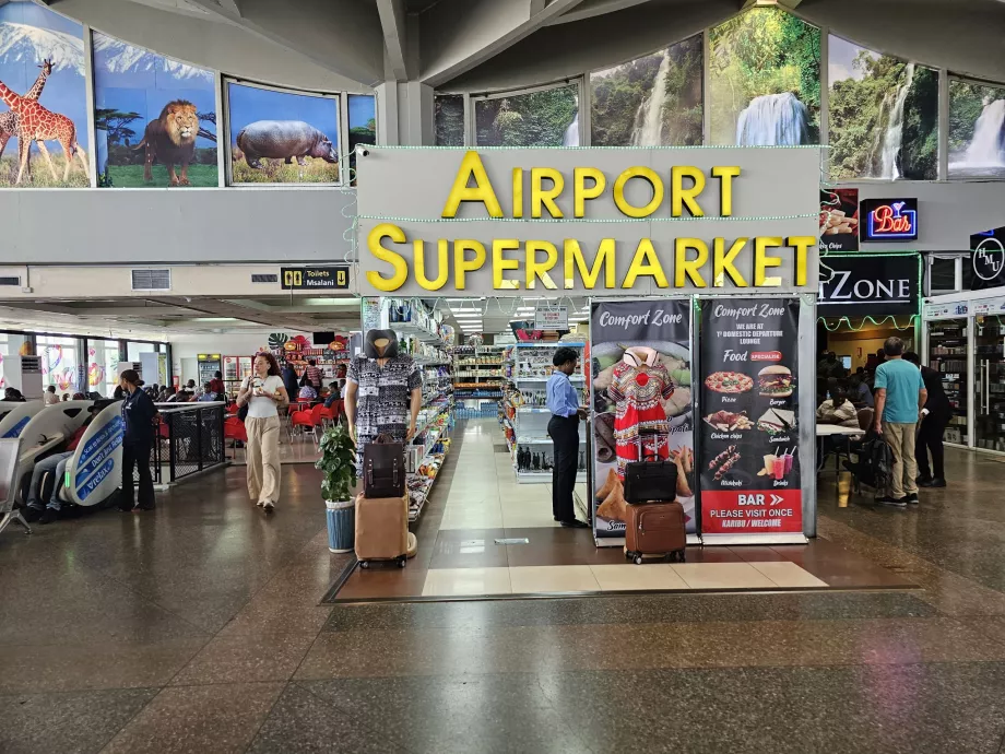 Negozio di alimentari, zona di transito, terminal 2