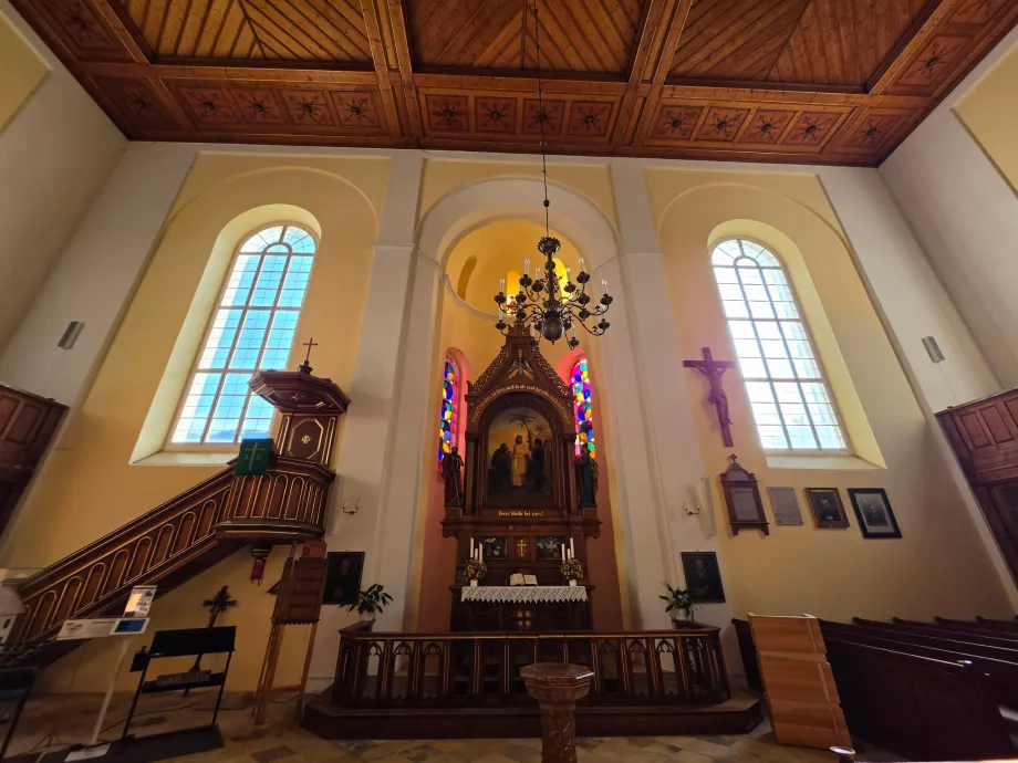 Interno di una chiesa protestante