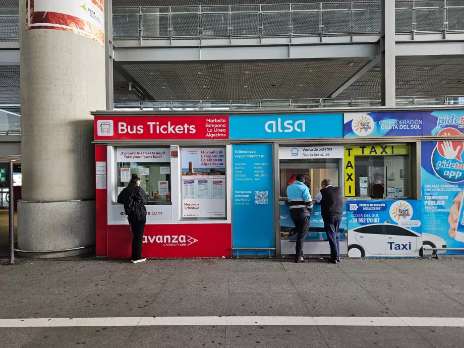 Biglietterie per autobus a lunga percorrenza