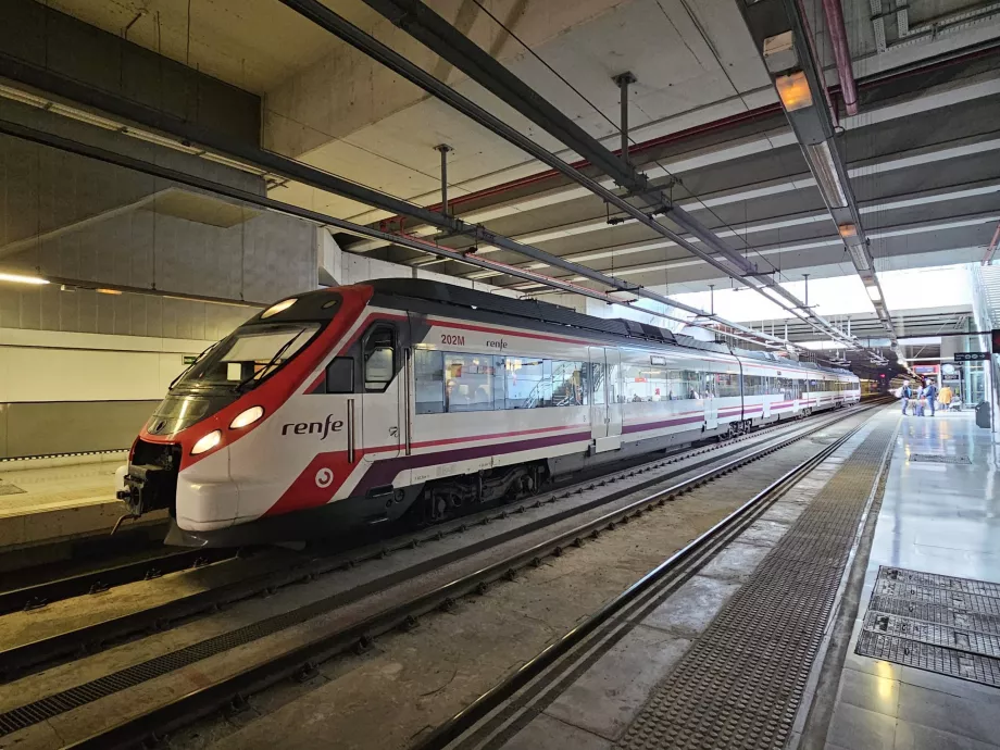 Treno all’aeroporto di Malaga