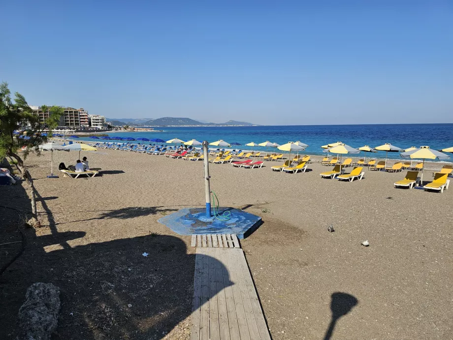 Spiaggia ventosa