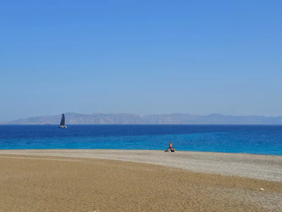 Spiaggia ventosa