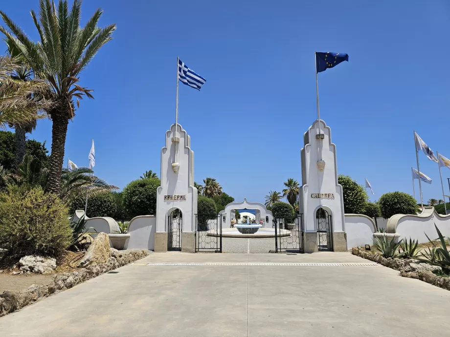 Ingresso alle Sorgenti di Kallithea