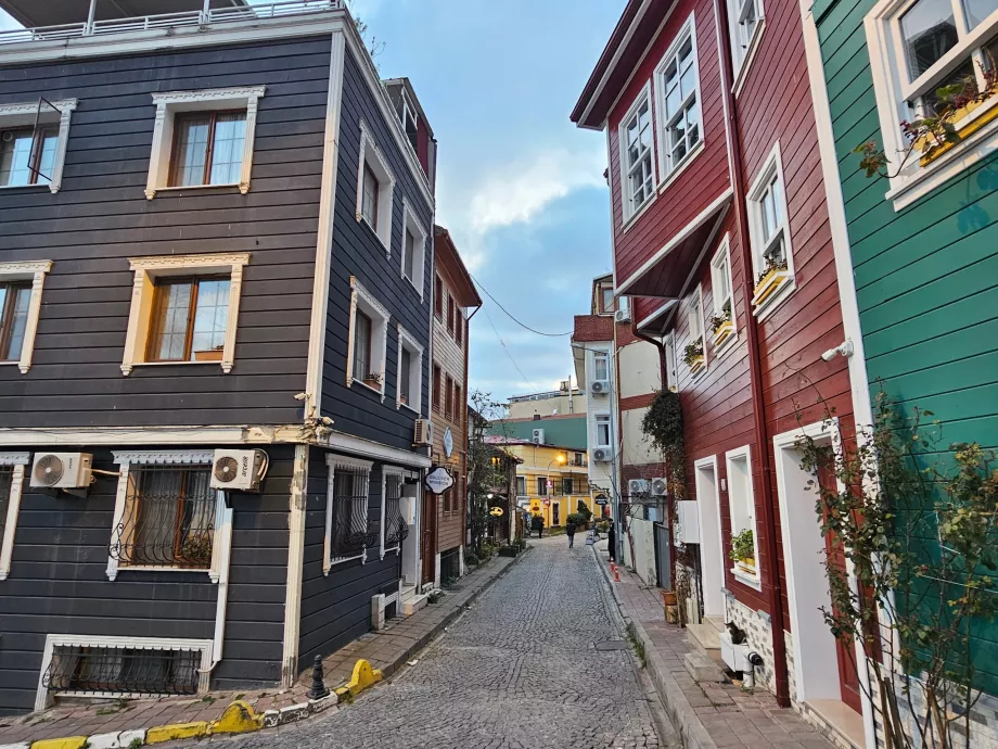 Le strade del quartiere di Sultanahmet