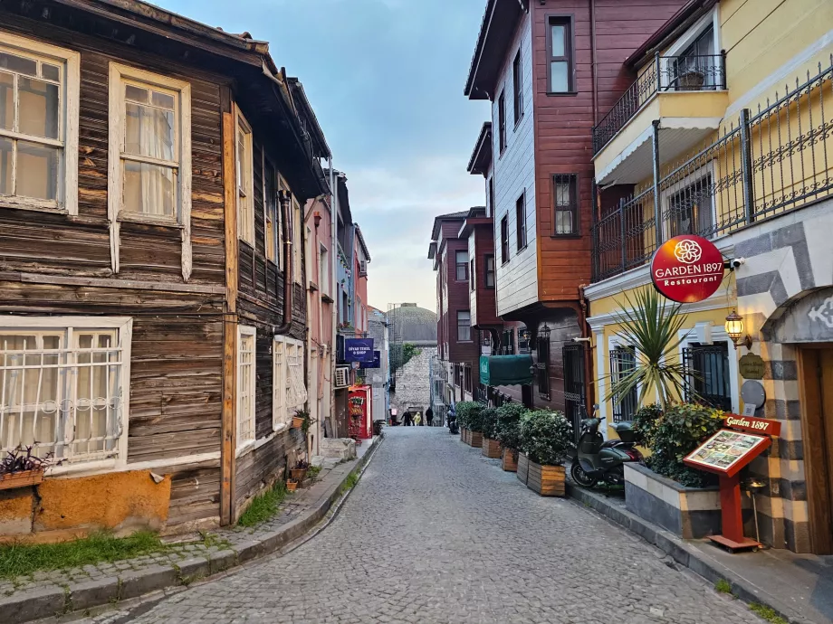 Le strade del quartiere di Sultanahmet