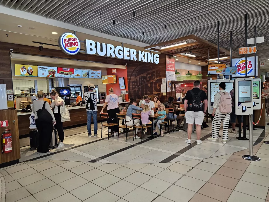 Burger King, zona di transito