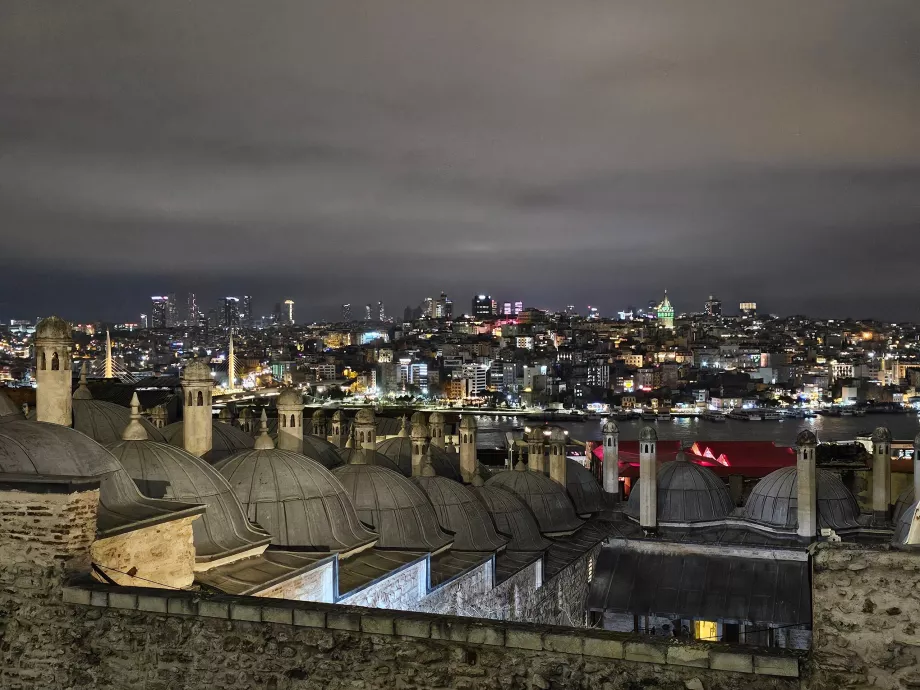 Moschea di Solimano, vista su Istanbul