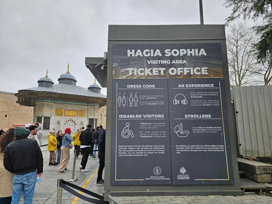 Vendita biglietti Hagia Sofia