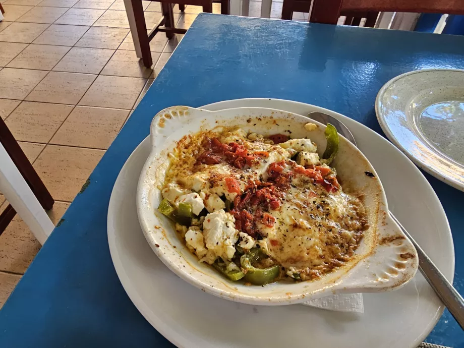 Formaggio feta al forno