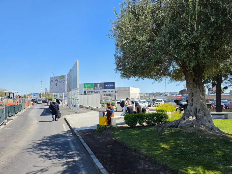 Passerella per il noleggio auto