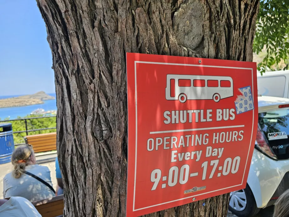 Bus navetta Lindos