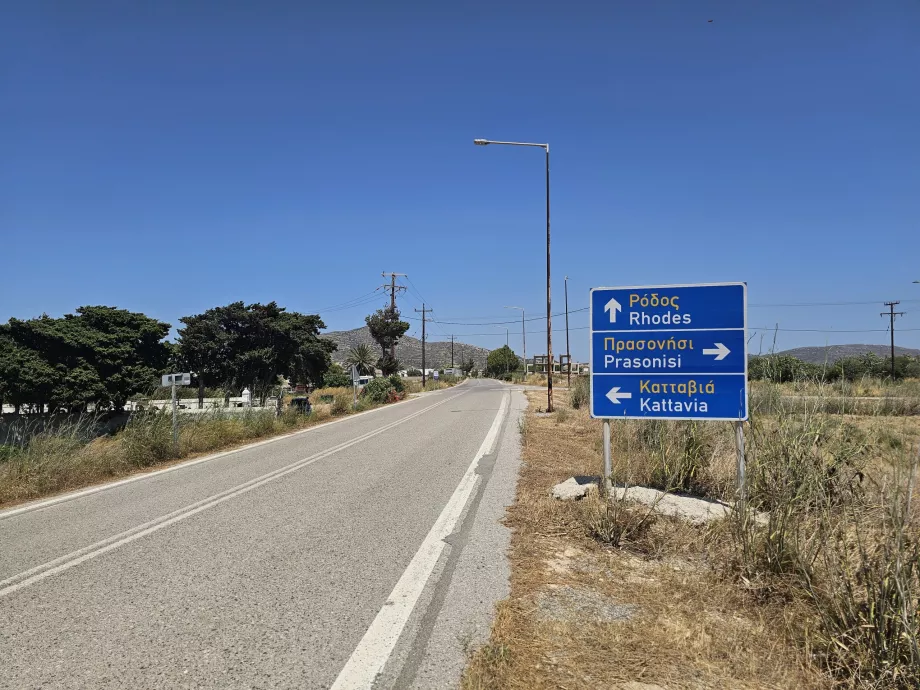 Segnaletica, noleggio auto