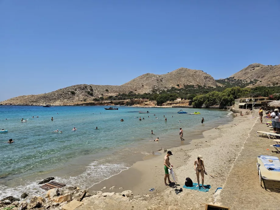 Ingresso acqua, spiaggia di Pondamos