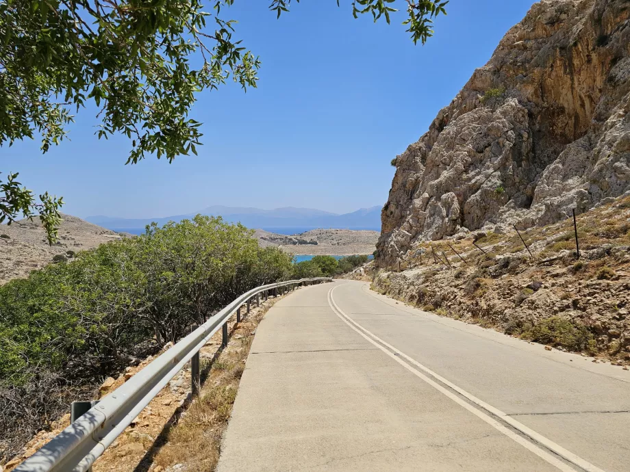Strada per l'interno dell'isola